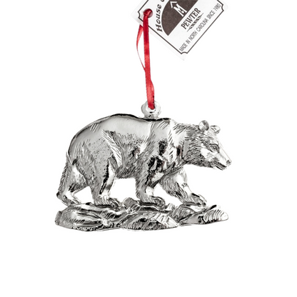 Pewter Walking Bear Gift