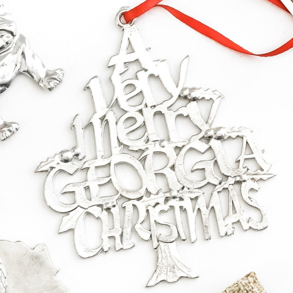 Georgia Gift - A Very Merry Georgia Christmas Ornament