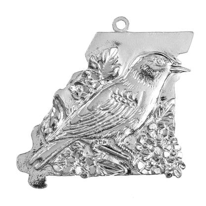 Missouri Christmas Ornament - State Outline and State Symbols - Travel Souvenir Gift