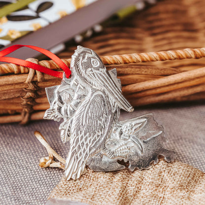 Louisiana Gifts - Alligator - Pelican - Magnolia - Fleur de lis -  Individual Ornament or Gift Set