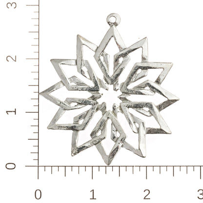 Snowflake Pendant Necklace - Snowflake Jewelry - Snowflake Gifts