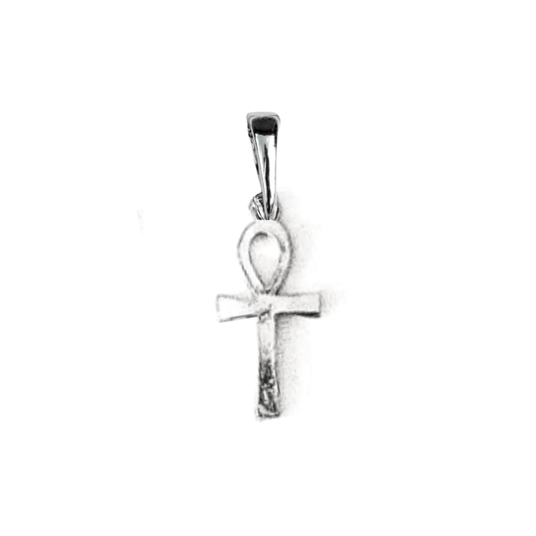 Silver Pewter Metal Ank Cross Necklace Top Gift Ideas - House of Morgan Pewter