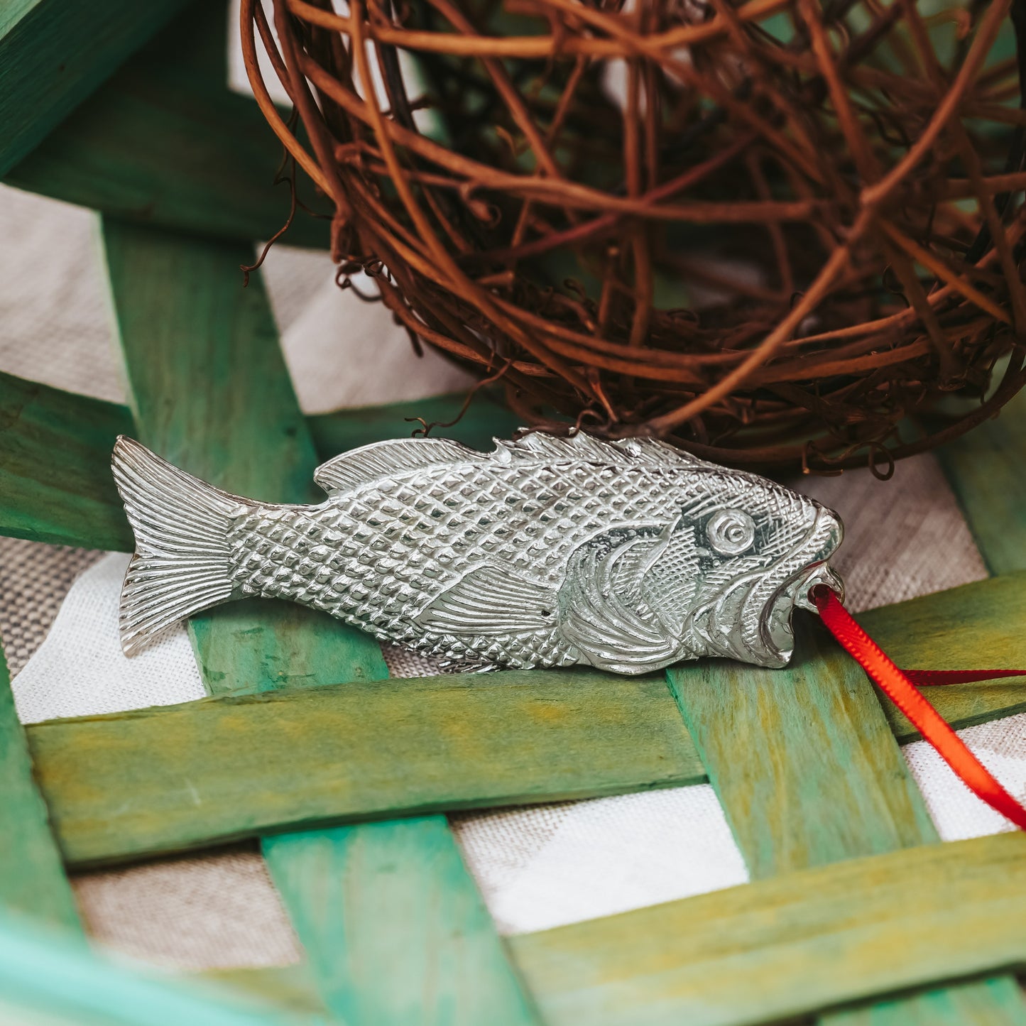 Large Mouth Bass Christmas Ornament - Fish Gift