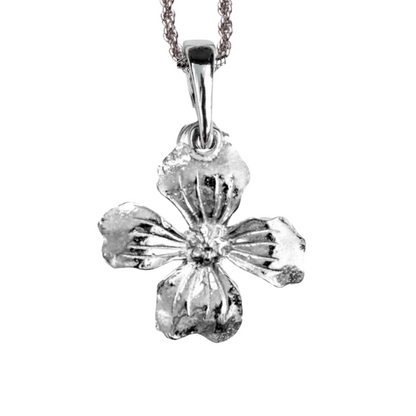 Dogwood Flower Jewelry Gifts - Dogwood Heart Pendant - Necklaces - Earrings - Keychain - Several Designs
