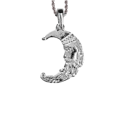 Silver Pewter Metal Santa Face Half Moon Necklace Top Gift Ideas - House of Morgan PewterSilver Pewter Metal Mom Necklace Top Gift Ideas - House of Morgan Pewter