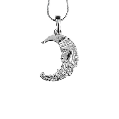 Silver Pewter Metal Santa Face Half Moon Necklace Top Gift Ideas - House of Morgan PewterSilver Pewter Metal Mom Necklace Top Gift Ideas - House of Morgan Pewter