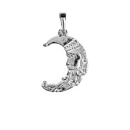 Silver Pewter Metal Santa Face Half Moon Necklace Top Gift Ideas - House of Morgan PewterSilver Pewter Metal Mom Necklace Top Gift Ideas - House of Morgan Pewter