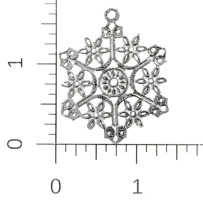 Snowflake Pendant Necklace - Snowflake Jewelry - Snowflake Gifts