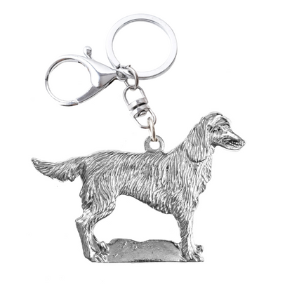 Silver Pewter Metal Irish Setler Key Chain Top Gift Ideas - House of Morgan Pewter