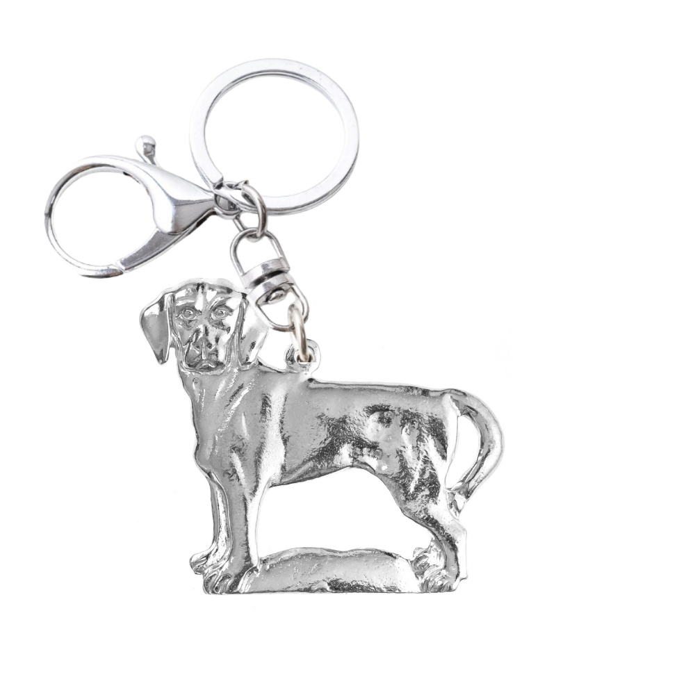 Silver Pewter Metal Beagle Key Chain Top Gift Ideas - House of Morgan Pewter