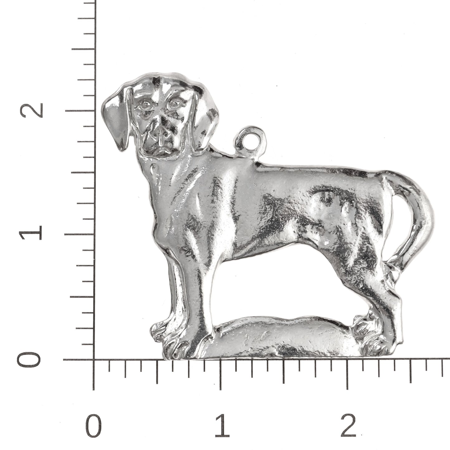 Silver Pewter Metal Beagle Ornament Top Gift Ideas - House of Morgan Pewter