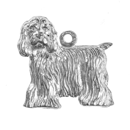 Silver Pewter Metal Cocker Spaniel Ornament Top Gift Ideas - House of Morgan Pewter
