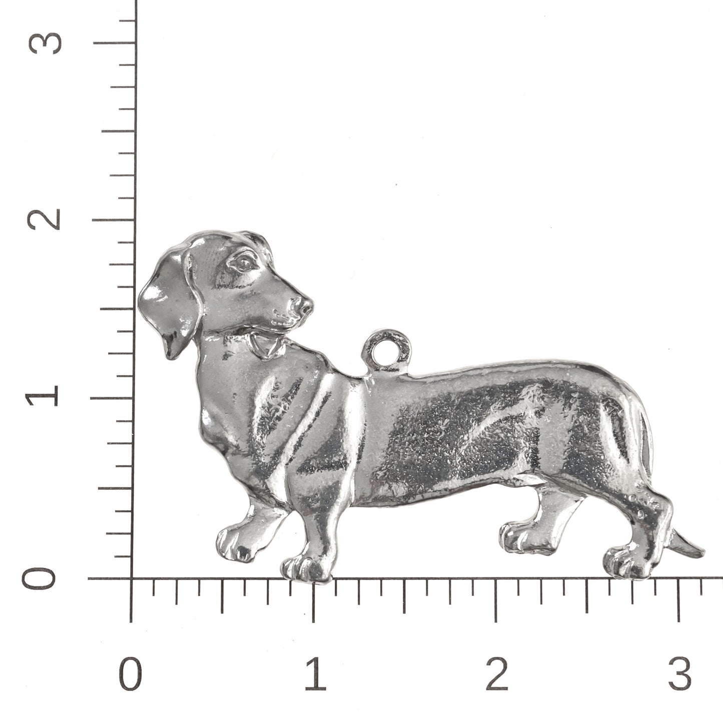 Silver Pewter Metal Dachshund Ornament Top Gift Ideas - House of Morgan Pewter