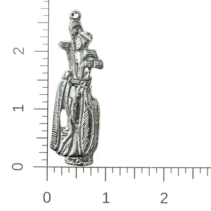 Silver Pewter Metal Golf Bag Ceiling Fan Pull Top Gift Ideas - House of Morgan Pewter