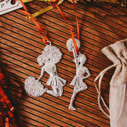 Cheerleader Christmas Ornament - Individual Design or Gift Set