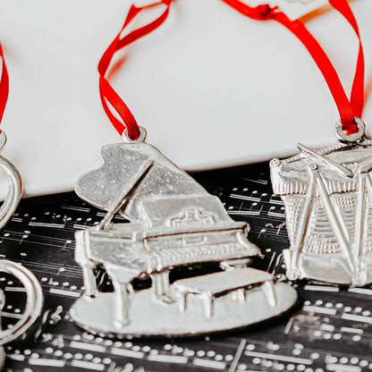 Piano Christmas Ornament - Musical Instrument Gift for Musician