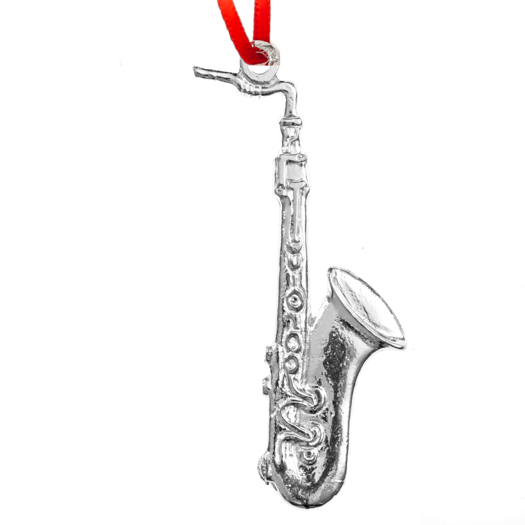 Saxophone Gift - Sax Christmas Ornament - Musical Instrument Gift