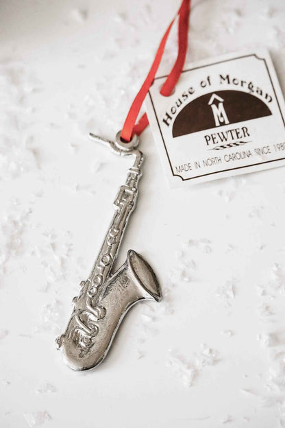 Saxophone Gift - Sax Christmas Ornament - Musical Instrument Gift