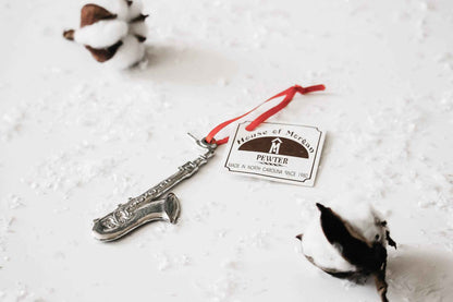 Saxophone Gift - Sax Christmas Ornament - Musical Instrument Gift