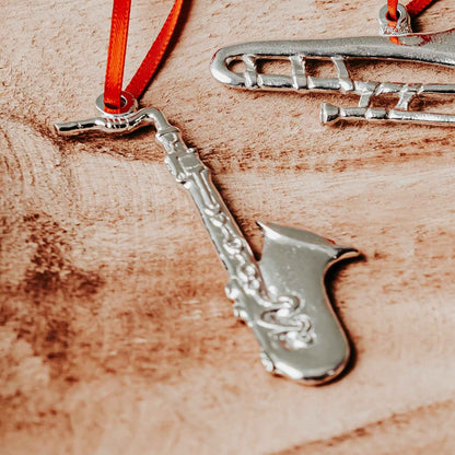 Saxophone Gift - Sax Christmas Ornament - Musical Instrument Gift