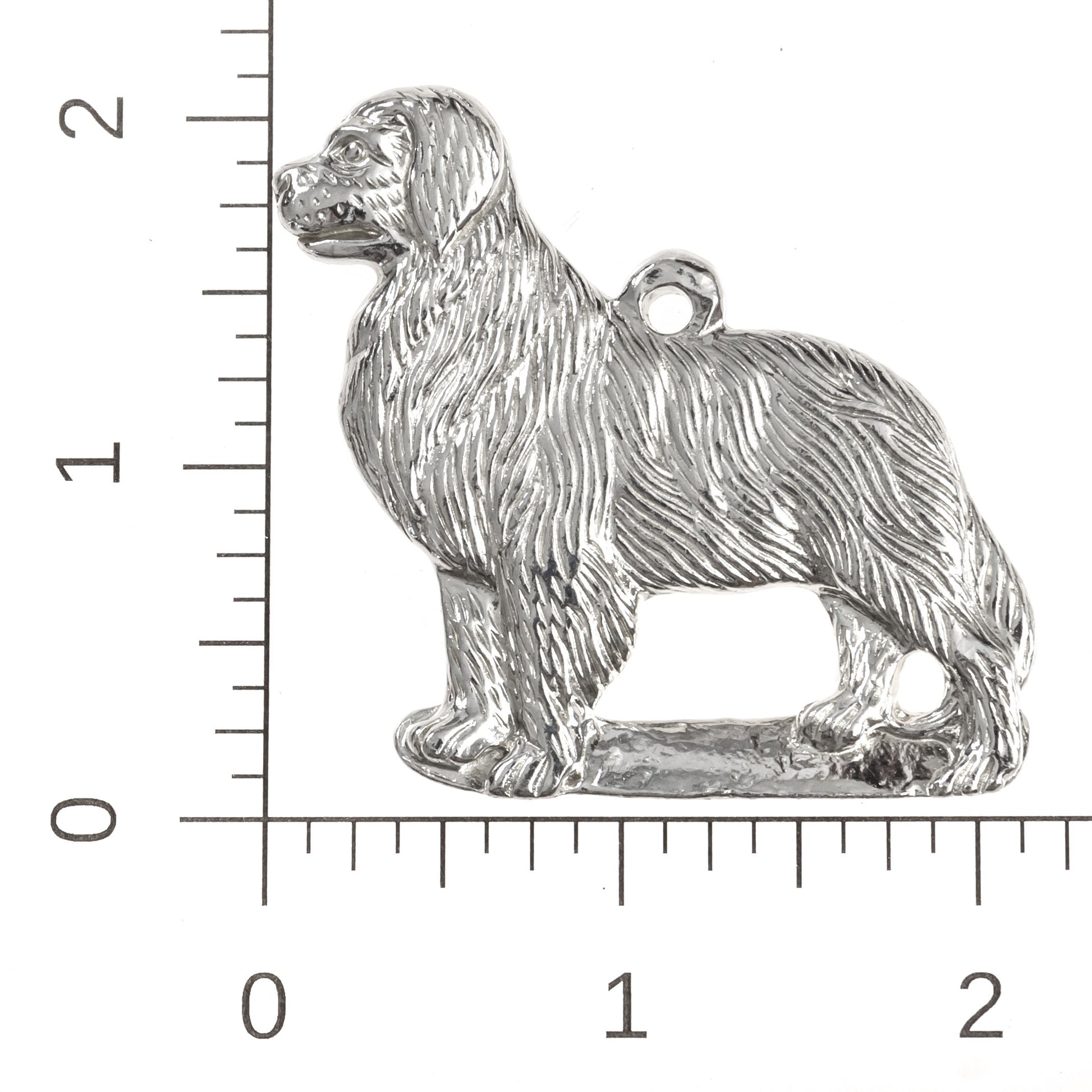 Silver Pewter Metal Golden Retriever Ornament Top Gift Ideas - House of Morgan Pewter