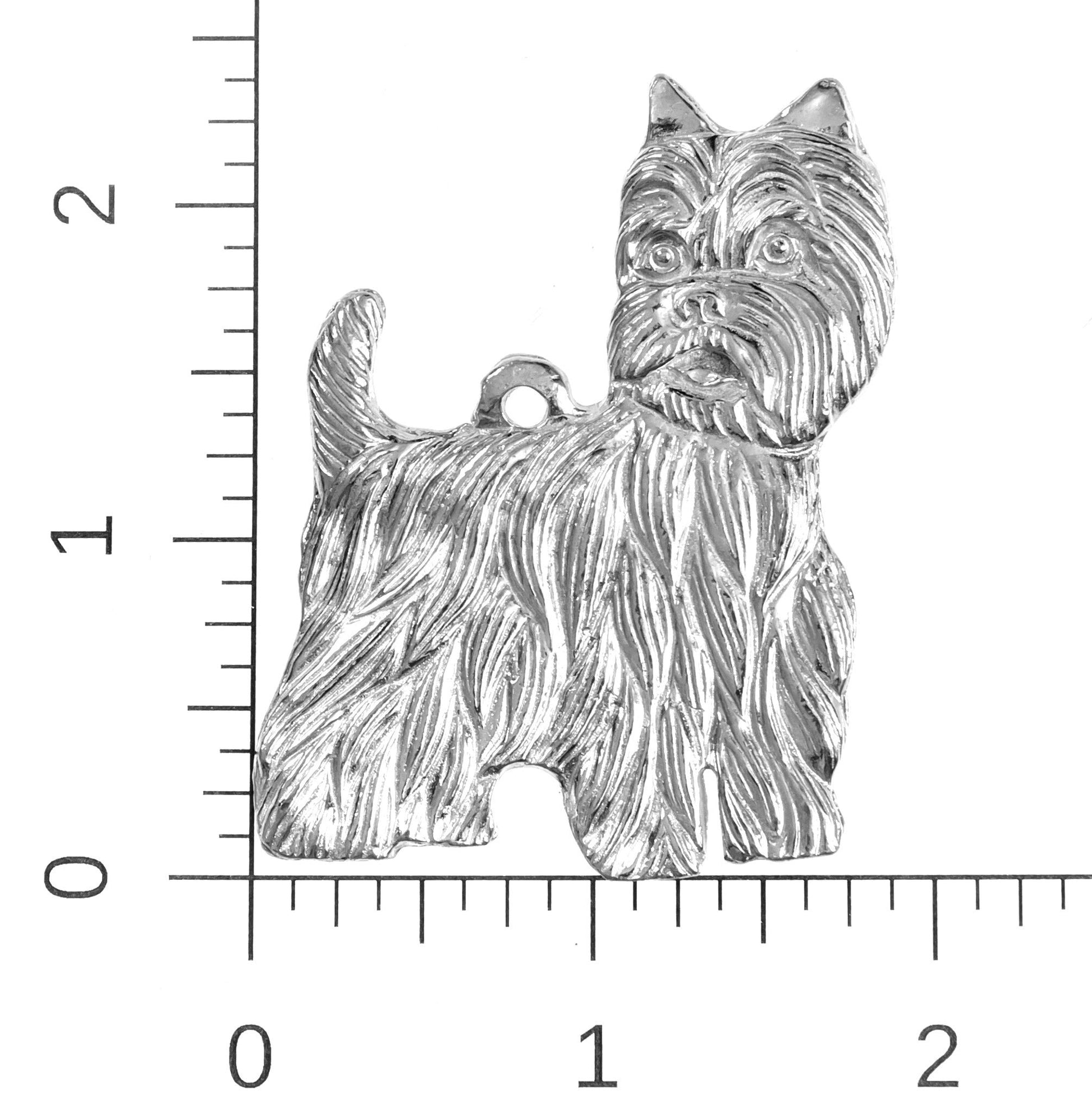 Silver Pewter Metal West Highland Terrier Ornament Top Gift Ideas - House of Morgan Pewter
