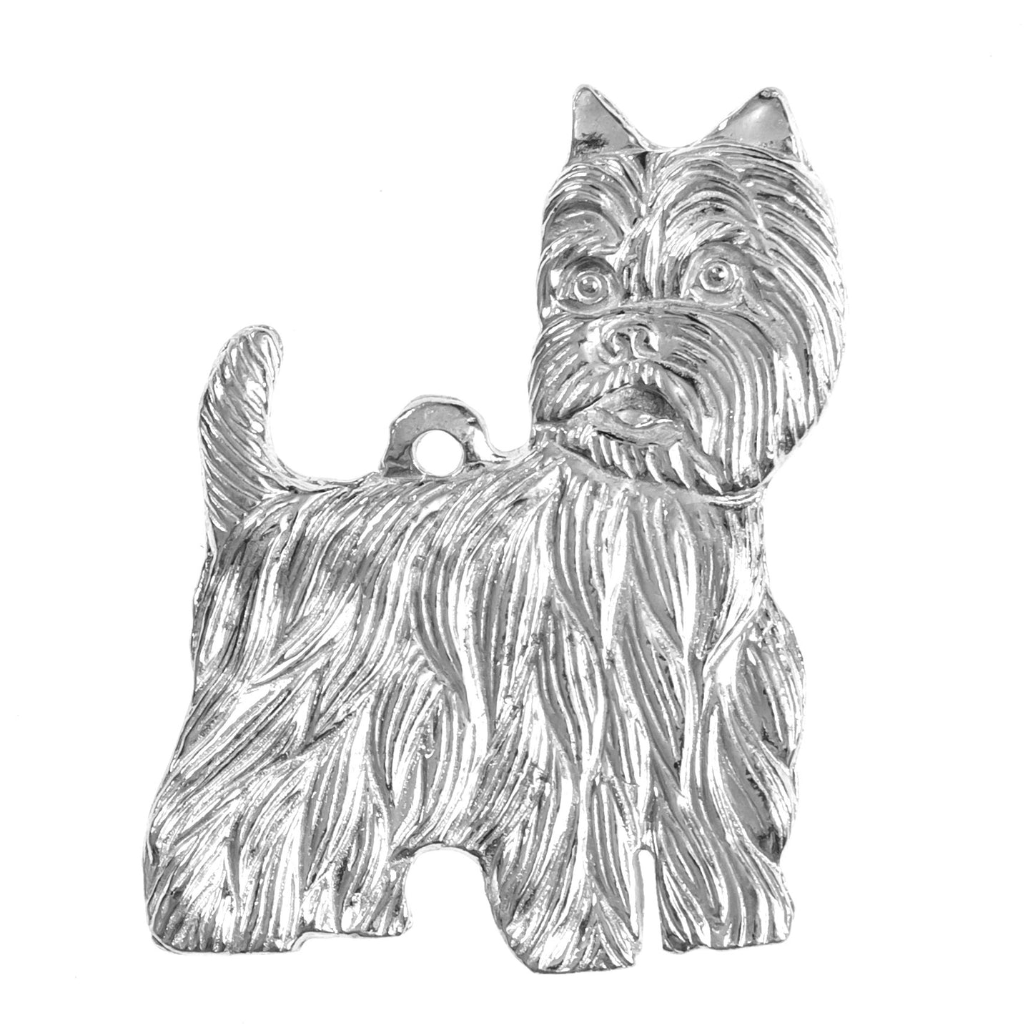 Silver Pewter Metal West Highland Terrier Ornament Top Gift Ideas - House of Morgan Pewter
