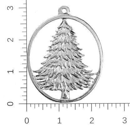 Vintage Pewter Ornaments - Old World Christmas Ornaments