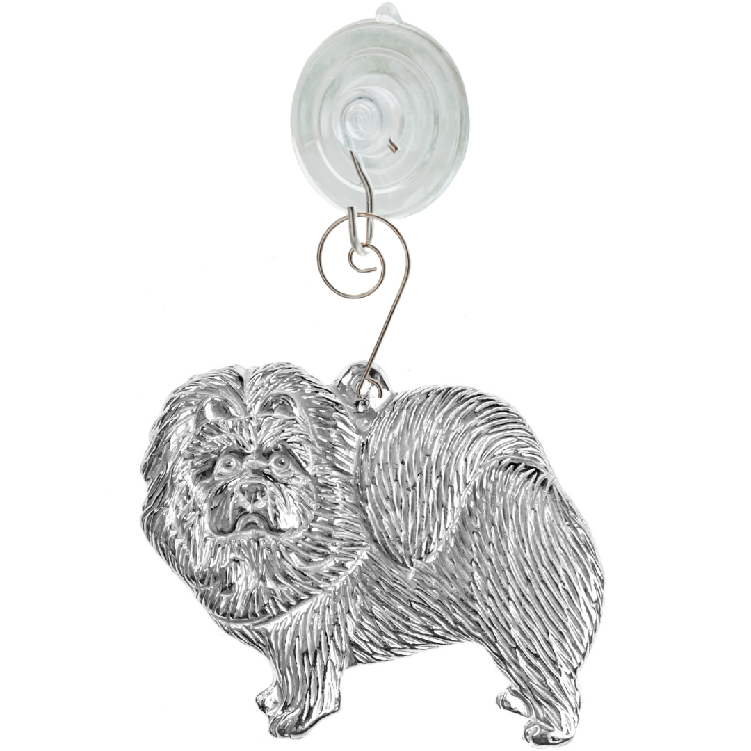 Silver Pewter Metal Chow Suncatcher Top Gift Ideas - House of Morgan Pewter