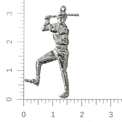 Silver Pewter Metal Baseball Player Ceiling Fan Pull Top Gift Ideas - House of Morgan Pewter