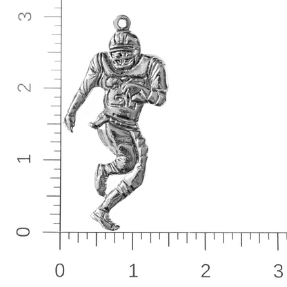 Silver Pewter Metal Football Player Ceiling Fan Pull Top Gift Ideas - House of Morgan Pewter