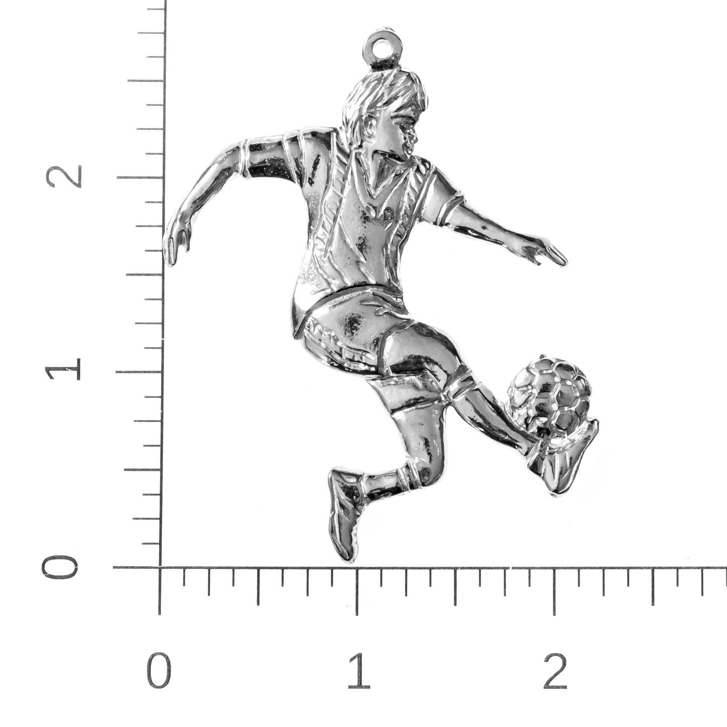 Silver Pewter Metal Soccer Player Ceiling Fan Pull Top Gift Ideas - House of Morgan Pewter