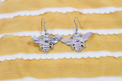 Animal Charm Earrings - Horse - Cat - Frog - Turtle - Owl - Hummingbird - Butterfly - Gamecock - Bunny - Bee - Several Options