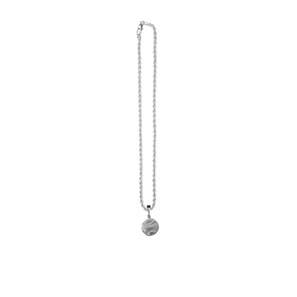 Silver Pewter Metal Baseball Necklace Top Gift Ideas - House of Morgan Pewter