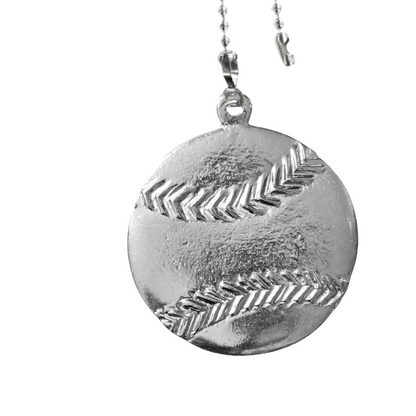 Silver Pewter Metal Baseball Ceiling Fan Pull Top Gift Ideas - House of Morgan Pewter