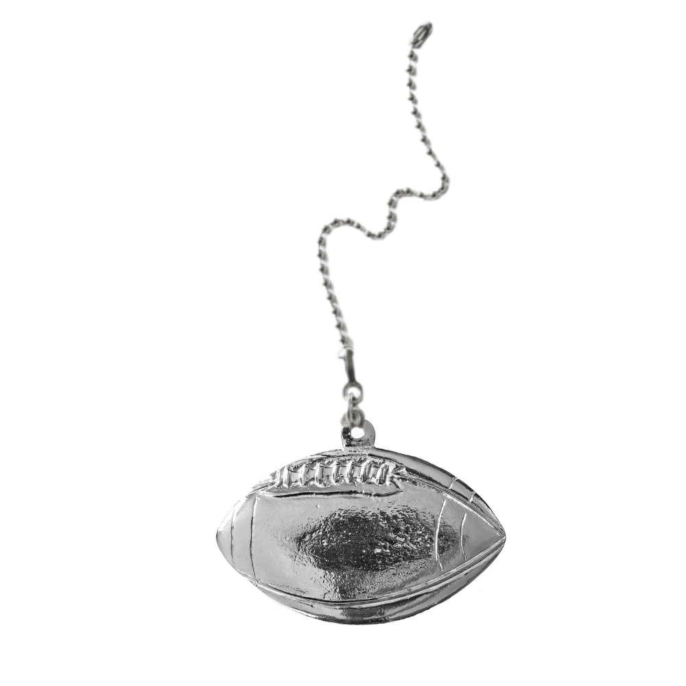 Silver Pewter Metal Football Ceiling Fan Pull Top Gift Ideas - House of Morgan Pewter