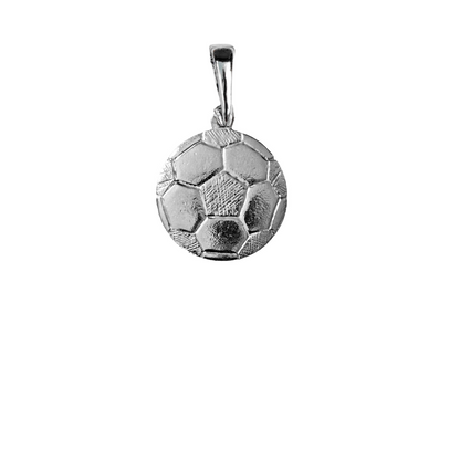 Silver Pewter Metal Soccer ball Necklace Top Gift Ideas - House of Morgan Pewter
