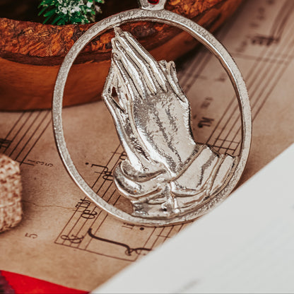 Pewter Praying Hands