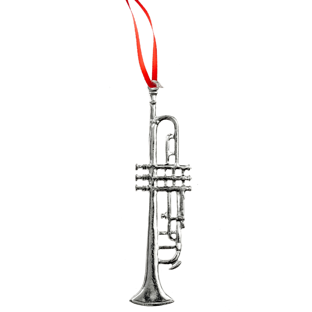 Trumpet Gift - Trumpet Christmas Ornament - Musical Instrument Gift
