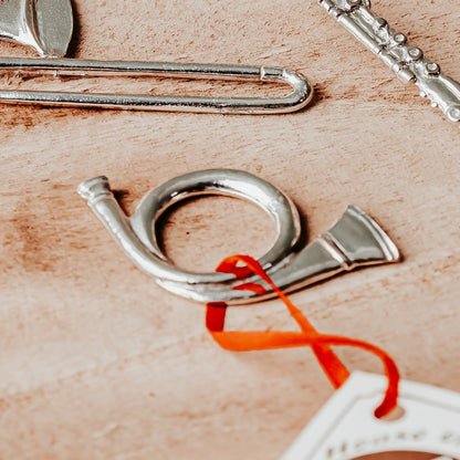 Holiday Horn Gift - Horn Christmas Ornament - Music Instrument Gift