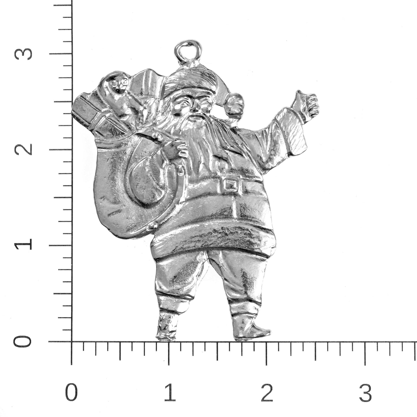 Santa waving Jewelry Gifts -Santa waving Pendant - Necklaces - Keychain - ornament