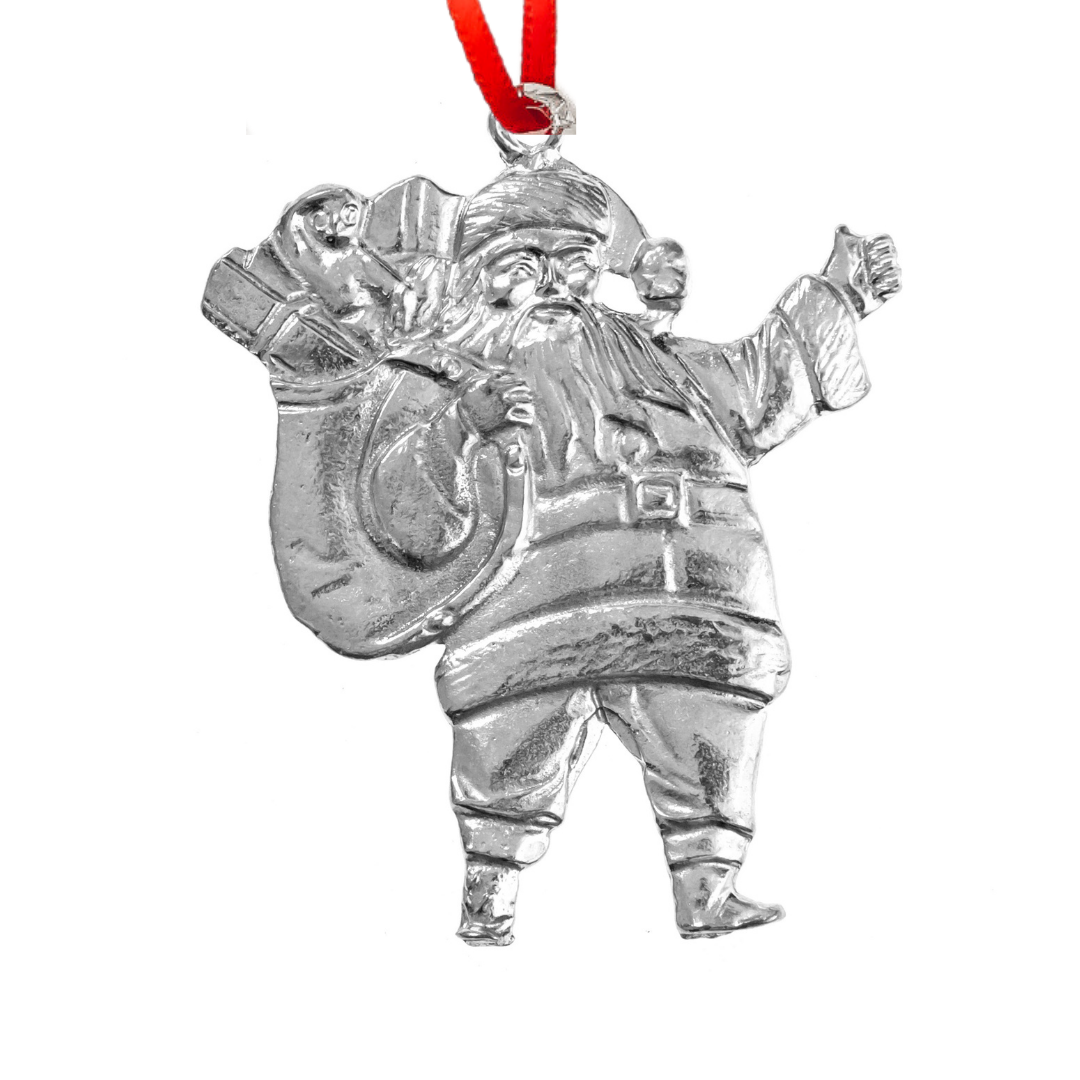 Santa waving Jewelry Gifts -Santa waving Pendant - Necklaces - Keychain - ornament