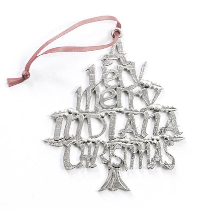 A Very Merry Christmas Ornament - Home Town Collection of States