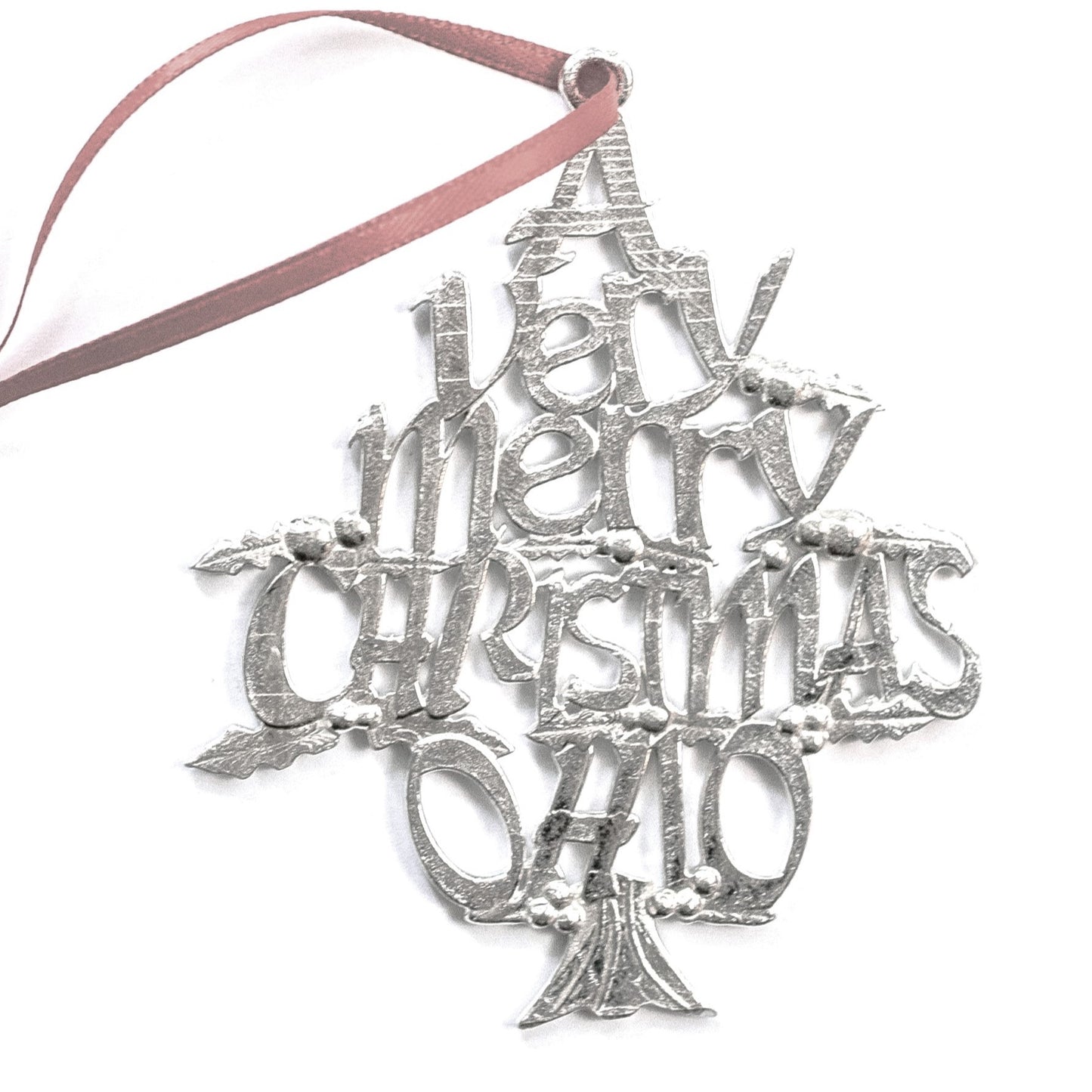 A Very Merry Christmas Ornament - Home Town Collection of States