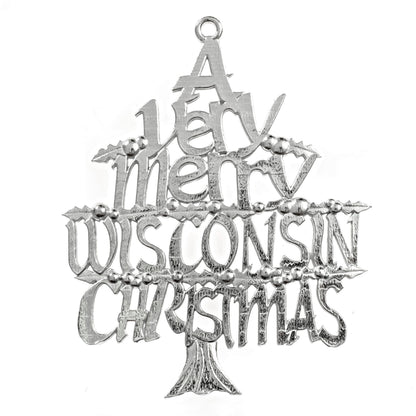 A Very Merry Christmas Ornament - Home Town Collection of States