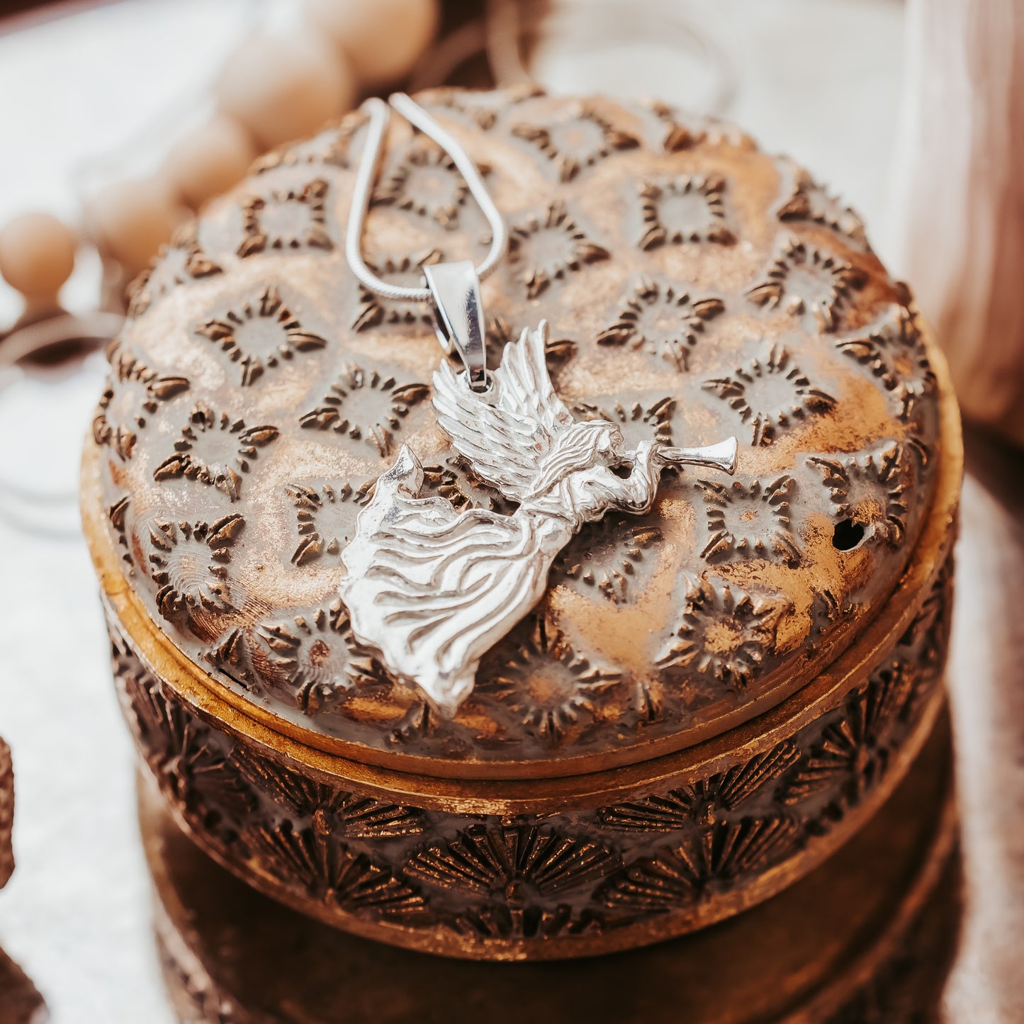 Angel Pendant and Necklace Options - Handmade Angel Pewter Jewelry