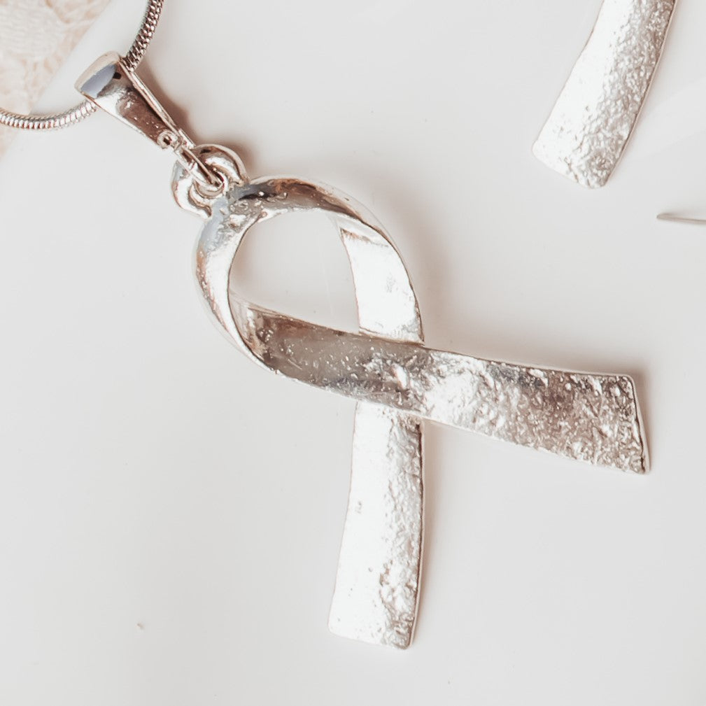 Awareness Ribbon Pendant for Necklace