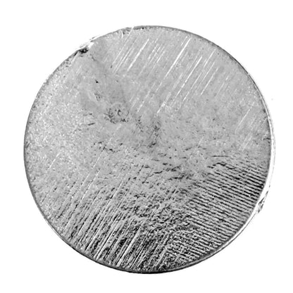 Small Round Pewter Blanks - 1/2 Inch 16 Gauge Metal Circle - Bulk Prices for Craft Supplies