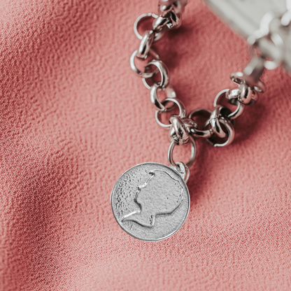 Older Boy Silver Charm Bracelet