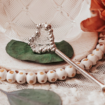 Silver Bubble Wand - Childhood Keepsake